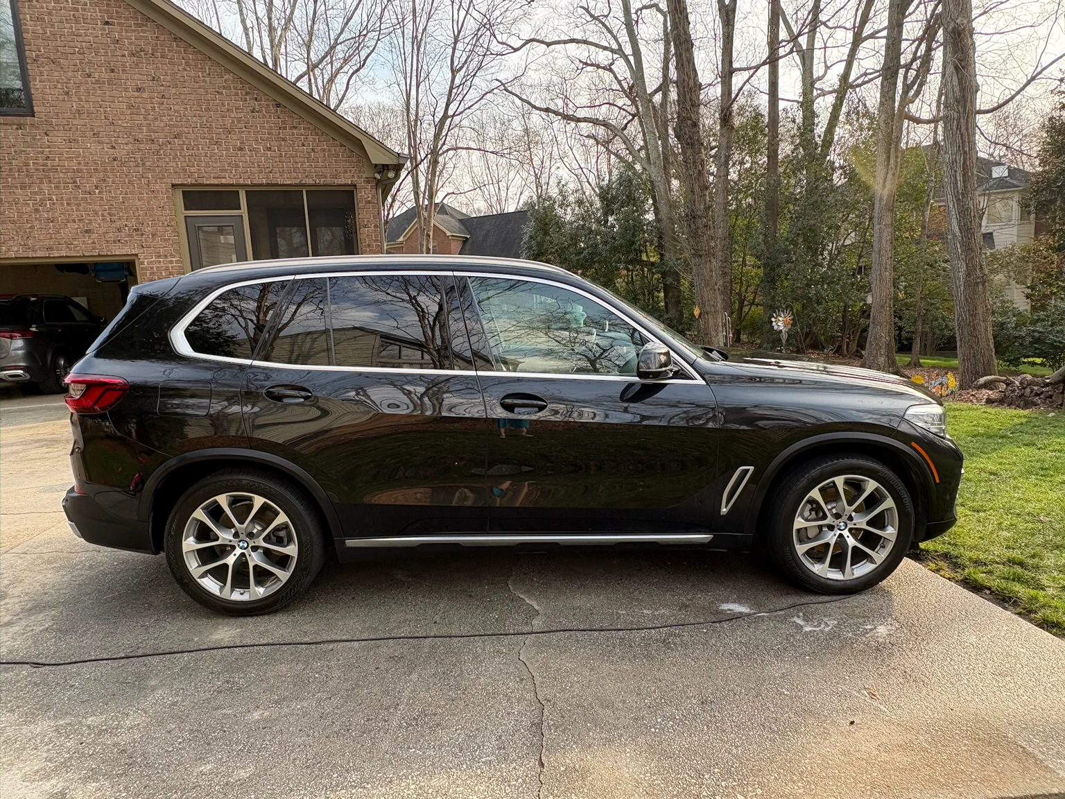 Finished black BMW X5 after an inside-and-out refresh